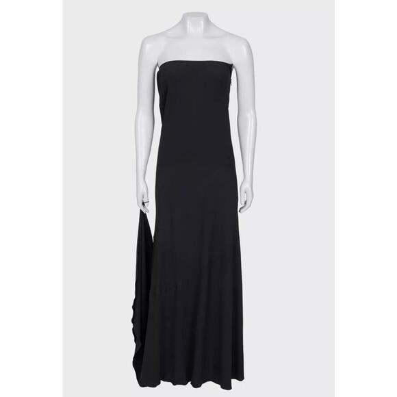 Christian Dior Black Long Train Dress - Size FR38 / M